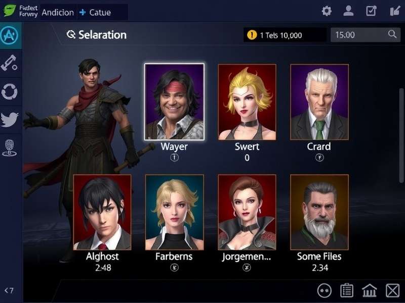 Forehand Fury Character Selection